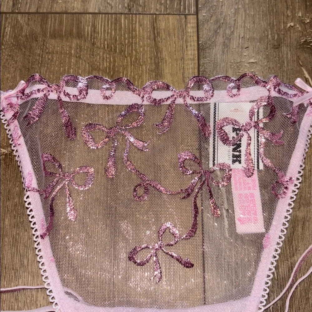 LoveShackFancy X PINK Strappy V String Panty